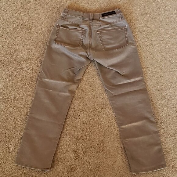 Faded White Gold Bronze Metallic Jeans Rock and Republic - Picture 7 of 16